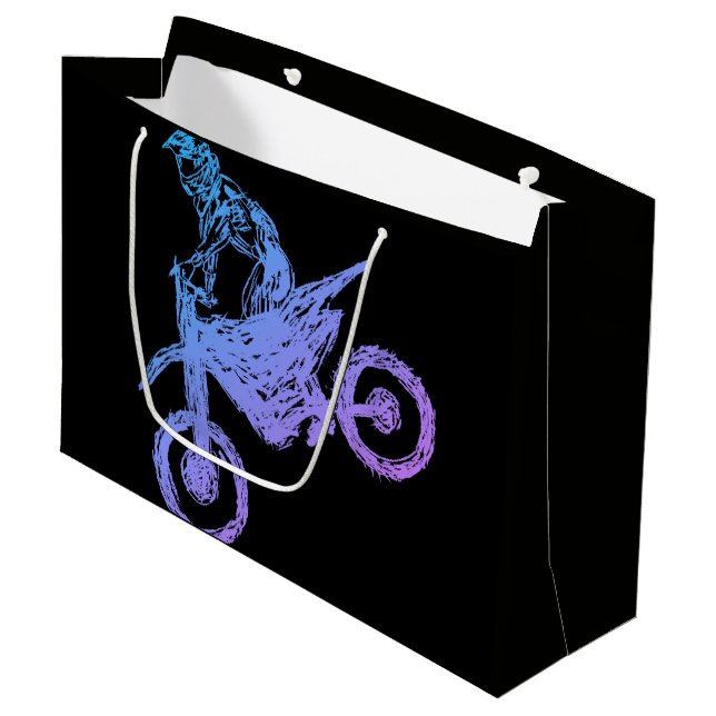 Bolsa De Regalo Grande Motocross (Angulo Anverso)