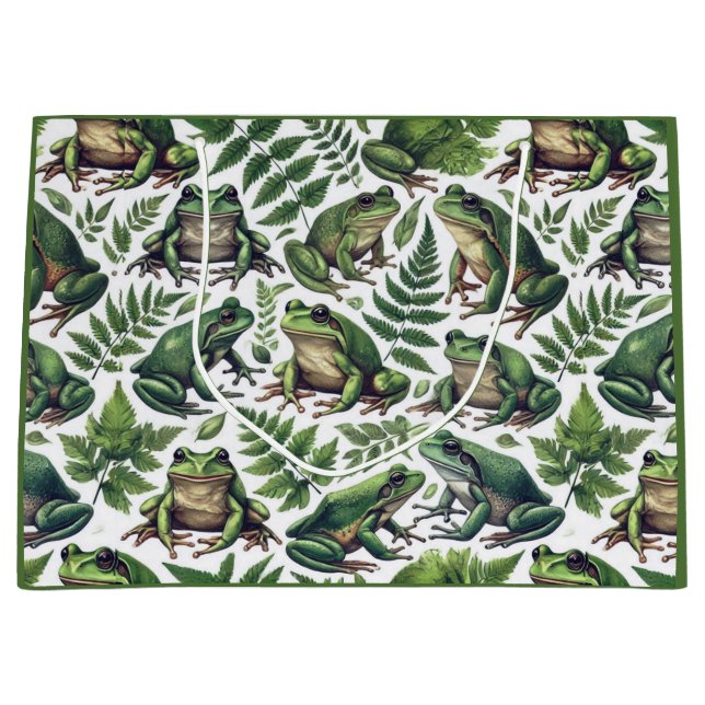 Bolsa De Regalo Grande Mug. de ranas forestales (Anverso)