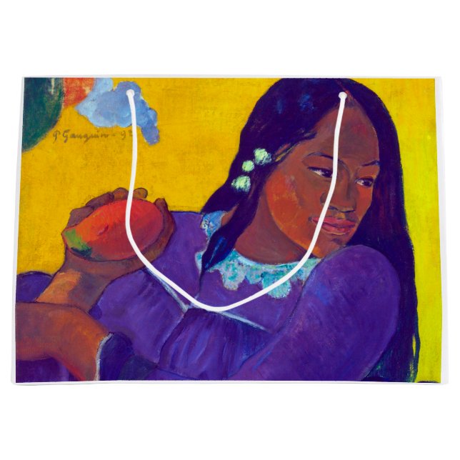 Bolsa De Regalo Grande Mujer con mango, Gauguin (Anverso)