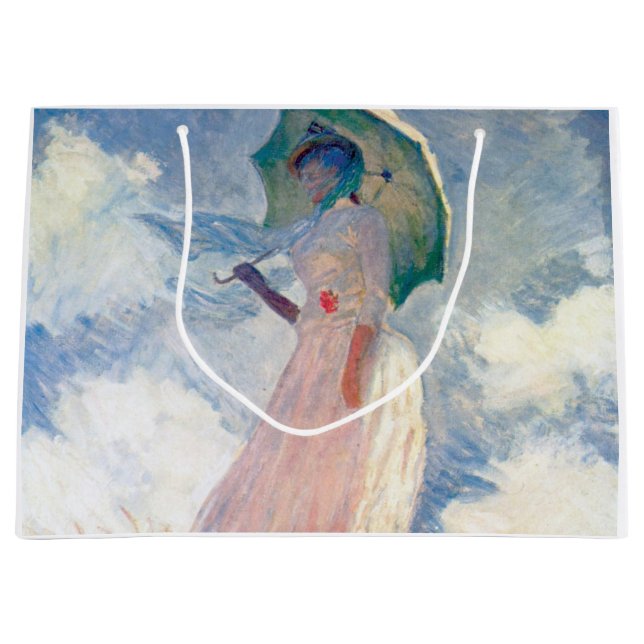Bolsa De Regalo Grande Mujer con Parasol, Claude Monet, 1886 (Anverso)