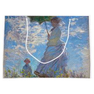 Bolsa De Regalo Grande Mujer con Parasol, Monet