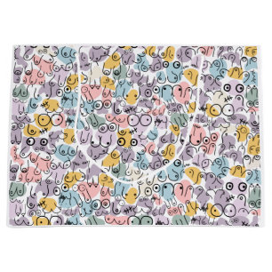 Bolsa De Regalo Grande mujer de pecho pastel