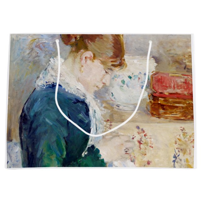 Bolsa De Regalo Grande Mujer masticando, Berthe Morisot (Anverso)