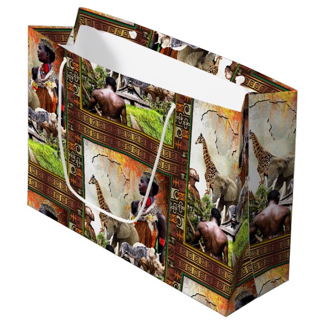 Bolsa De Regalo Grande Mujer Rey (Angulo Anverso)