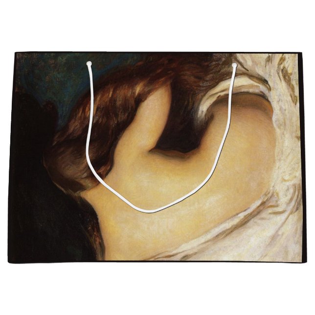 Bolsa De Regalo Grande Mujer secándose el pelo (por Joseph DeCamp) (Anverso)