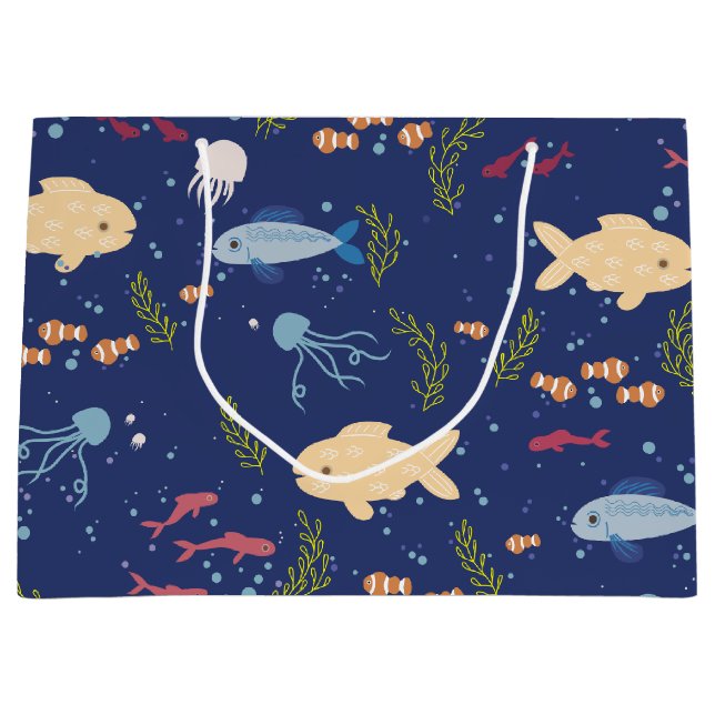 Bolsa De Regalo Grande Mundo submarino (Anverso)