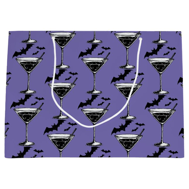 Bolsa De Regalo Grande Murciélagos Martini (Anverso)