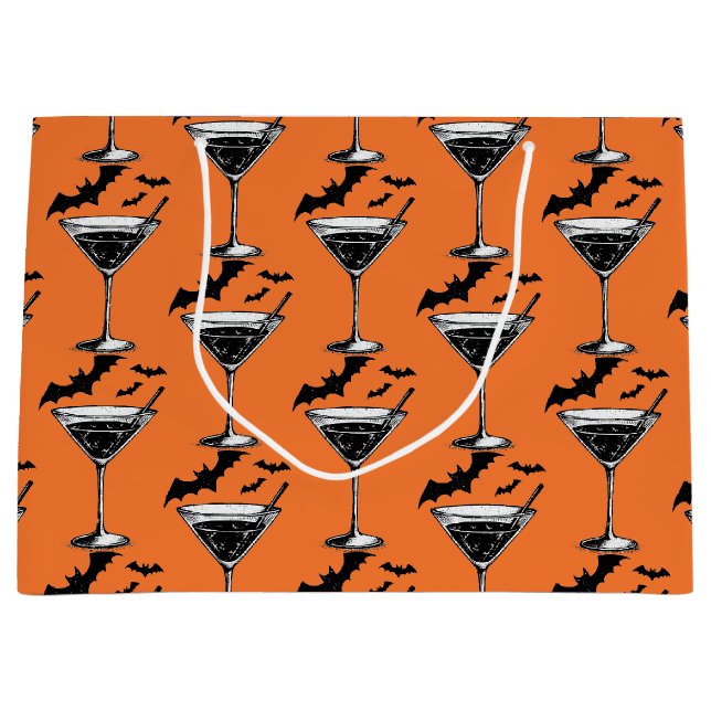 Bolsa De Regalo Grande Murciélagos Martini (Anverso)