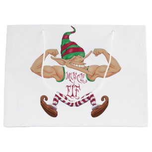 Bolsa De Regalo Grande Músculo Elf