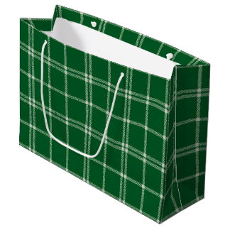 Bolsa De Regalo Grande Musetón de Muérdago Verde