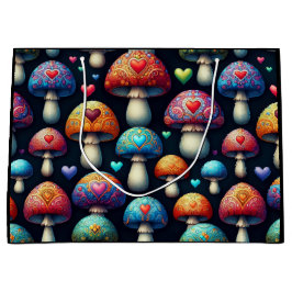 Bolsa De Regalo Grande Mushroom Love