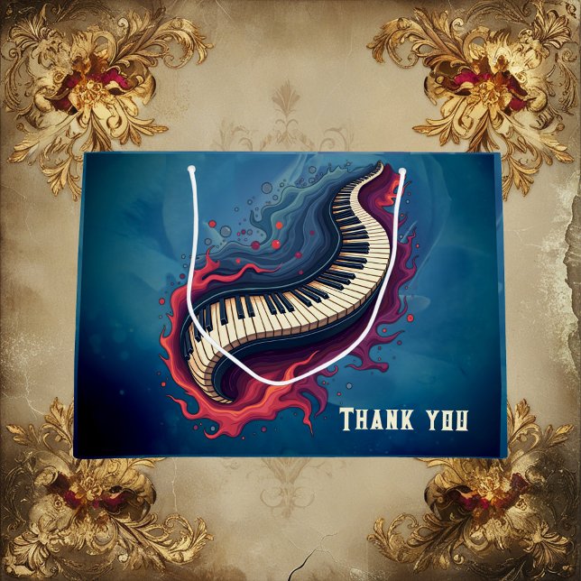 Bolsa De Regalo Grande Music in motion, the curved piano. (Subido por el creador)