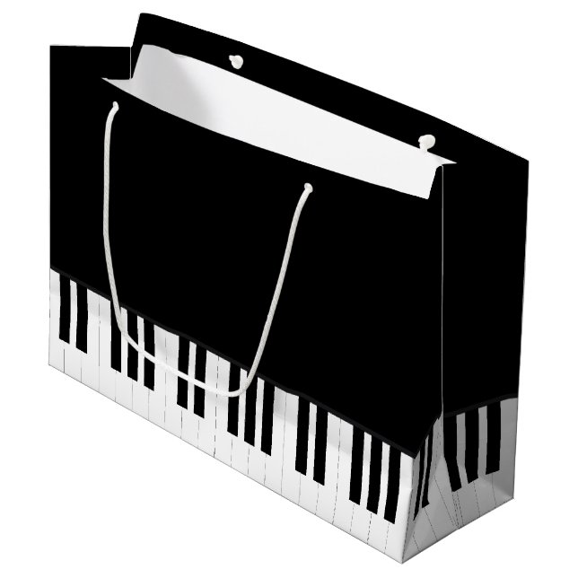 BOLSA DE REGALO GRANDE MÚSICA DEL PIANO (Angulo Anverso)