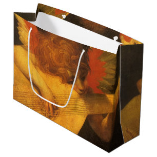 Bolsa De Regalo Grande Músico Ángel tocando el laúd por Rosso Fiorentino