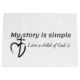Bolsa De Regalo Grande My story is simple