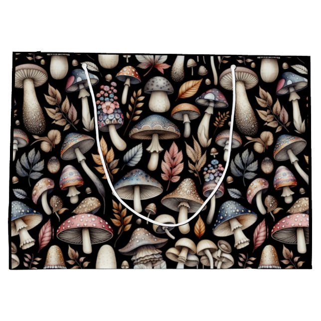 Bolsa De Regalo Grande Mystic Mushrooms (Reverso)