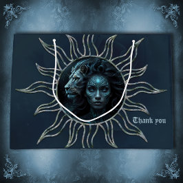 Bolsa De Regalo Grande Mystical connection,  mystical woman and the lion.