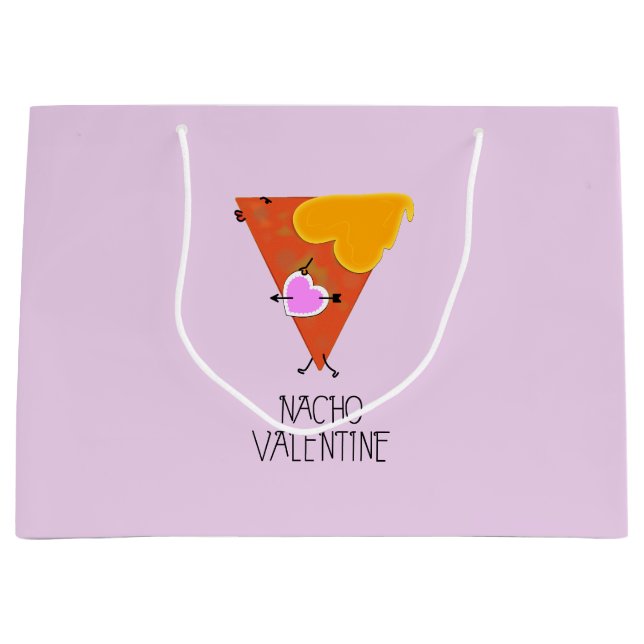 Bolsa De Regalo Grande Nacho Valentine (Anverso)