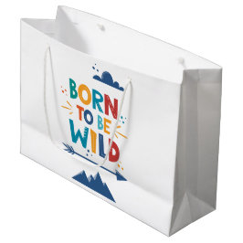 Bolsa De Regalo Grande Nacido para ser salvaje