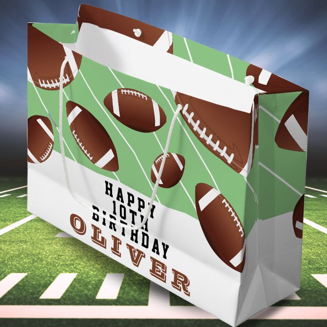Bolsa De Regalo Grande Nacimiento de niños divertidos en bolas de fútbol  (Subido por el creador)