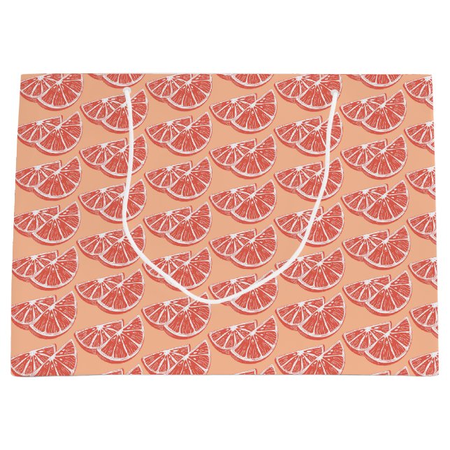 Bolsa De Regalo Grande Naranja (Anverso)
