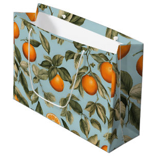 Bolsa De Regalo Grande Naranja de cosecha
