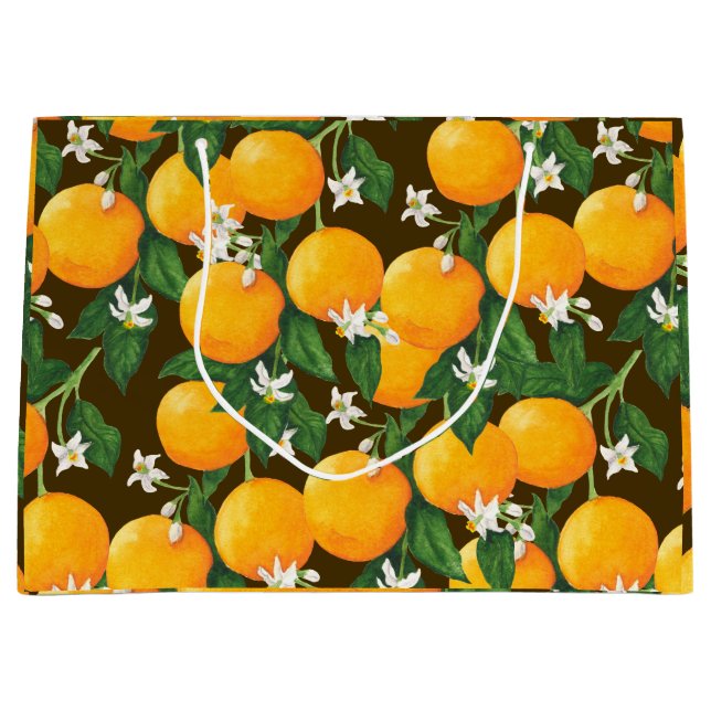 Bolsa De Regalo Grande Naranjas (Anverso)