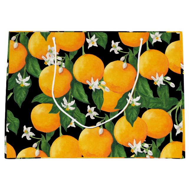 Bolsa De Regalo Grande Naranjas (Anverso)