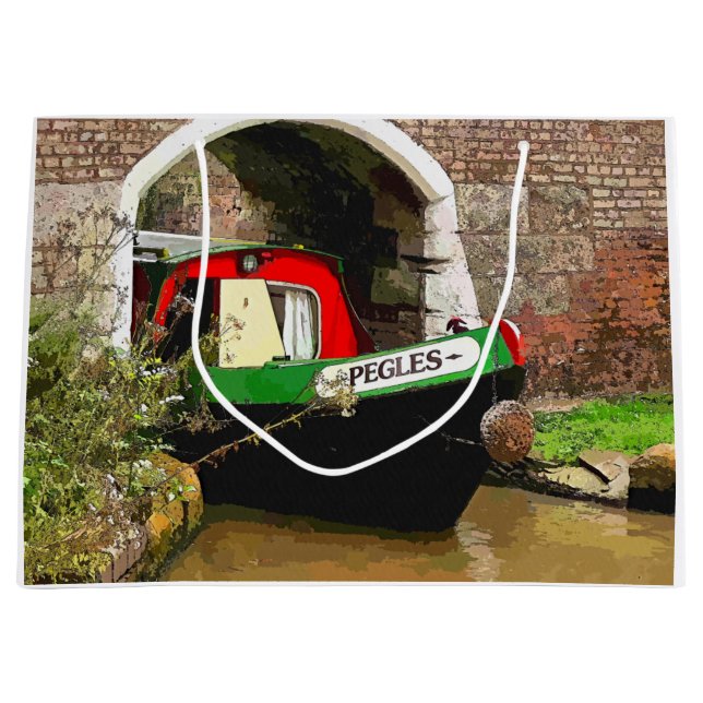 BOLSA DE REGALO GRANDE NARROWBOATS (Anverso)