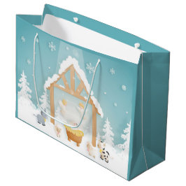 Bolsa De Regalo Grande Natividad de los navidades