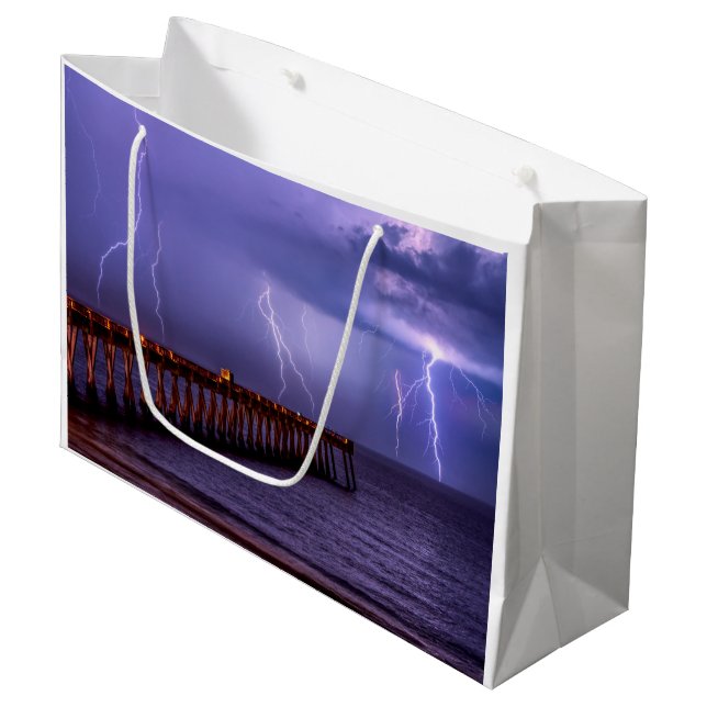 Bolsa De Regalo Grande Navarre Florida Lightning Storm (Angulo Anverso)