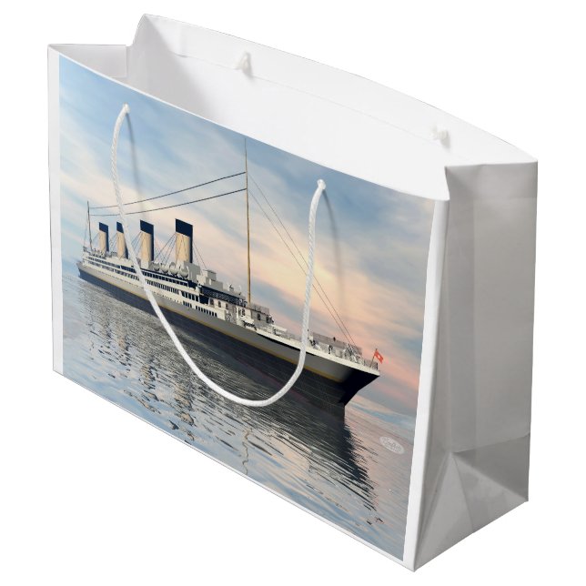 Bolsa De Regalo Grande Nave titánica - 3D rinden (Angulo reverso)