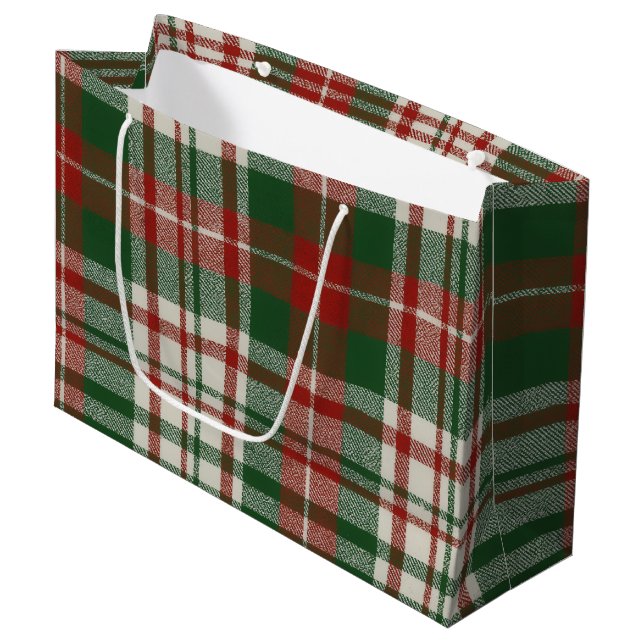 Bolsa De Regalo Grande Navidad Clásica (Angulo Anverso)