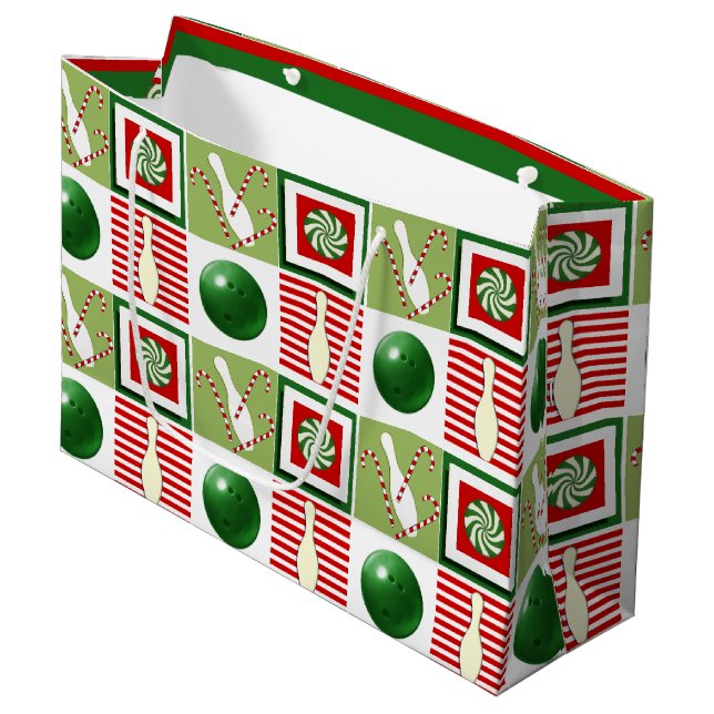 Bolsa De Regalo Grande Navidad de bolos (Angulo Anverso)