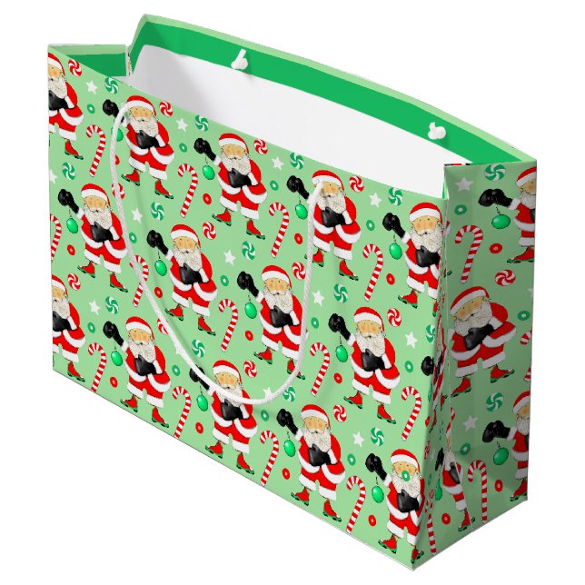 Bolsa De Regalo Grande Navidad de Boxeo (Angulo reverso)