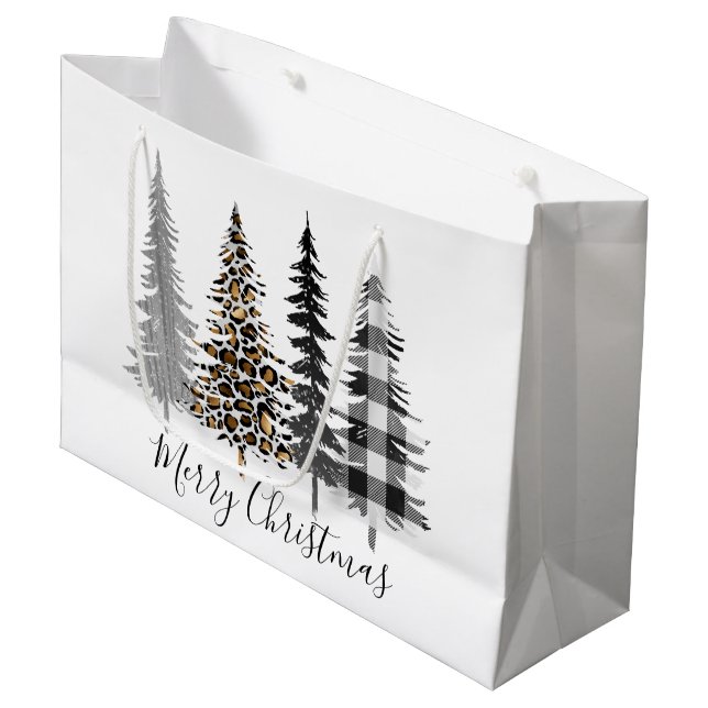 Bolsa De Regalo Grande Navidad Glam (Angulo Anverso)