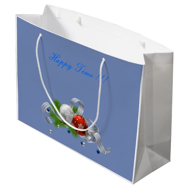 Bolsa De Regalo Grande Navidades (Angulo reverso)