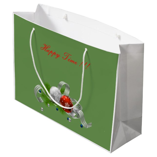 Bolsa De Regalo Grande Navidades (Angulo reverso)