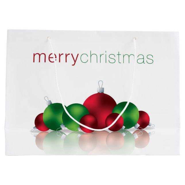 Bolsa De Regalo Grande Navidades bautizables (Reverso)