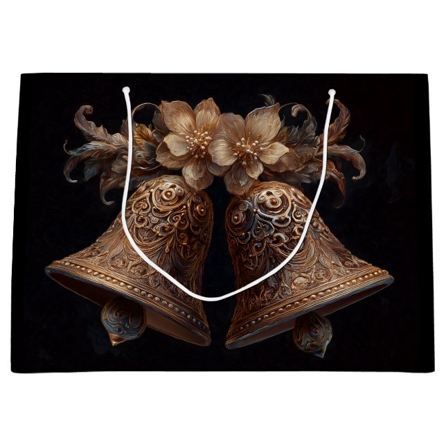 Bolsa De Regalo Grande Navidades Bells (Anverso)