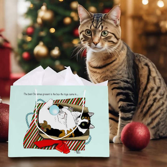 Bolsa De Regalo Grande Navidades Caja de juguetes gato (Subido por el creador)