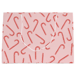 Bolsa De Regalo Grande Navidades Candy Cane Stripe