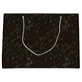 Bolsa De Regalo Grande Navidades Carol Botanicals