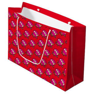 Bolsa De Regalo Grande Navidades Chicas de Ninja