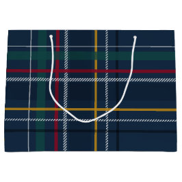 Bolsa De Regalo Grande Navidades clásicos vacaciones de campo naval