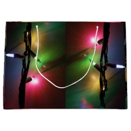 Bolsa De Regalo Grande Navidades con luces de inflexión