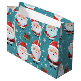 Bolsa De Regalo Grande Navidades Cute Santa