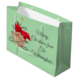 Bolsa De Regalo Grande Navidades de bauble festivo