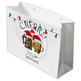 Bolsa De Regalo Grande Navidades de Beer Santa Claus