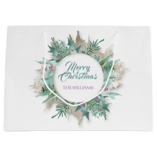 Bolsa De Regalo Grande Navidades de Belly de mora Rama de vacaciones Mone